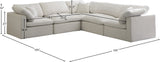 Plush Velvet Modular Sectional Sofa - Luxurious Cloud-Like Comfort with Customizable Configurations