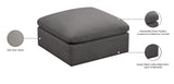 Plush Modular Ottoman: Experience Cloud-Like Comfort with Contemporary Design and Custom Configurations