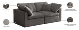 Plush Modular Sofa - Luxurious Cloud-Like Comfort with Soft Overstuffed Cushions for Relaxation