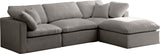 Plush Velvet Modular Sectional Sofa - Cloud-Like Comfort with Overstuffed Cushions & Custom Style