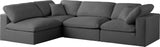Plush Velvet Modular Sectional Sofa - Cloud-Like Comfort with Overstuffed Cushions & Custom Style
