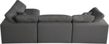 Plush Velvet Modular Sectional Sofa - Cloud-Like Comfort with Overstuffed Cushions & Custom Style