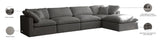 Plush Velvet Modular Sectional Sofa - Cloud-Like Comfort with Overstuffed Cushions & Custom Style