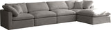 Plush Velvet Modular Sectional Sofa - Cloud-Like Comfort with Overstuffed Cushions & Custom Style