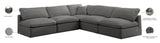 Plush Velvet Modular Sectional Sofa - Cloud-Like Comfort with Overstuffed Cushions & Custom Style