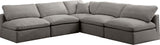 Plush Velvet Modular Sectional Sofa - Cloud-Like Comfort with Overstuffed Cushions & Custom Style