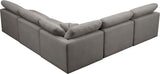Plush Velvet Modular Sectional Sofa - Cloud-Like Comfort with Overstuffed Cushions & Custom Style