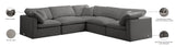 Plush Velvet Modular Sectional Sofa - Cloud-Like Comfort with Overstuffed Cushions & Custom Style