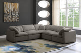 Plush Velvet Modular Sectional Sofa - Cloud-Like Comfort with Overstuffed Cushions & Custom Style