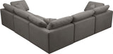 Plush Velvet Modular Sectional Sofa - Cloud-Like Comfort with Overstuffed Cushions & Custom Style