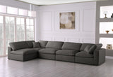 Plush Velvet Modular Sectional Sofa - Cloud-Like Comfort with Overstuffed Cushions & Custom Style