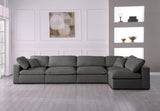 Plush Velvet Modular Sectional Sofa - Cloud-Like Comfort with Overstuffed Cushions & Custom Style