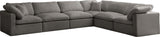 Plush Velvet Modular Sectional Sofa - Cloud-Like Comfort with Overstuffed Cushions & Custom Style