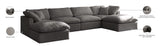 Plush Velvet Modular Sectional Sofa - Cloud-Like Comfort with Overstuffed Cushions & Custom Style