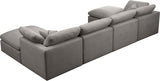 Plush Velvet Modular Sectional Sofa - Cloud-Like Comfort with Overstuffed Cushions & Custom Style