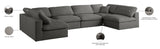Plush Velvet Modular Sectional Sofa - Cloud-Like Comfort with Overstuffed Cushions & Custom Style