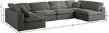 Plush Velvet Modular Sectional Sofa - Cloud-Like Comfort with Overstuffed Cushions & Custom Style