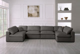Plush Velvet Modular Sectional Sofa - Cloud-Like Comfort with Overstuffed Cushions & Custom Style