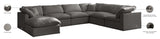 Plush Velvet Modular Sectional Sofa - Cloud-Like Comfort with Overstuffed Cushions & Custom Style