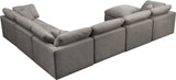 Plush Velvet Modular Sectional Sofa - Cloud-Like Comfort with Overstuffed Cushions & Custom Style