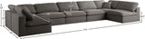 Plush Velvet Modular Sectional Sofa - Cloud-Like Comfort with Overstuffed Cushions & Custom Style