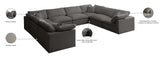 Plush Velvet Modular Sectional Sofa - Cloud-Like Comfort with Overstuffed Cushions & Custom Style