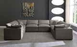 Plush Velvet Modular Sectional Sofa - Cloud-Like Comfort with Overstuffed Cushions & Custom Style