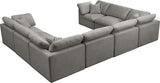 Plush Velvet Modular Sectional Sofa - Cloud-Like Comfort with Overstuffed Cushions & Custom Style