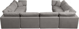 Plush Velvet Modular Sectional Sofa - Cloud-Like Comfort with Overstuffed Cushions & Custom Style