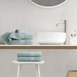 500GSM Turkish Cotton Quick Dry Plush Towel Set, Seafoam