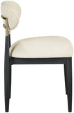 Riccio - Dining Side Chair (Set of 2) - Black And Gold Frame