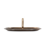Golden Ore Oval Tray with Handle