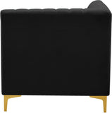 Alina Modular Corner Chair - Stylish Contemporary Design with Deep Channel Tufting for Comfort