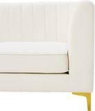 Alina Velvet Modular Sofa - Contemporary Design with Deep Channel Tufting for Ultimate Comfort