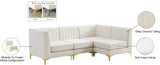 Alina Velvet Modular Sectional Sofa - Modern Deep Channel Tufting with Custom Configurations & Style