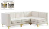 Alina Velvet Modular Sectional Sofa - Modern Deep Channel Tufting with Custom Configurations & Style