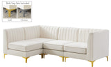 Alina Velvet Modular Sectional Sofa - Modern Deep Channel Tufting with Custom Configurations & Style