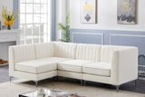 Alina Velvet Modular Sectional Sofa - Modern Deep Channel Tufting with Custom Configurations & Style