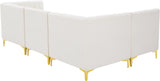 Alina Velvet Modular Sectional Sofa - Modern Deep Channel Tufting with Custom Configurations & Style