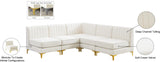Alina Velvet Modular Sectional Sofa - Modern Deep Channel Tufting with Custom Configurations & Style