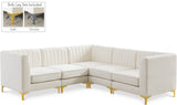 Alina Velvet Modular Sectional Sofa - Modern Deep Channel Tufting with Custom Configurations & Style