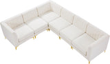 Alina Velvet Modular Sectional Sofa - Modern Deep Channel Tufting with Custom Configurations & Style