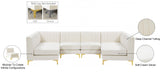Alina Velvet Modular Sectional Sofa - Modern Deep Channel Tufting with Custom Configurations & Style