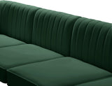 Alina Modular Corner Chair - Stylish Contemporary Design with Deep Channel Tufting for Comfort