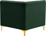 Alina Modular Corner Chair - Stylish Contemporary Design with Deep Channel Tufting for Comfort