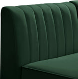 Alina Velvet Modular Sectional Sofa – Modern Deep Channel Tufting, Custom Configurations & Comfort