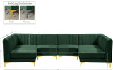 Alina Velvet Modular Sectional Sofa – Modern Deep Channel Tufting, Custom Configurations & Comfort
