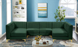 Alina Velvet Modular Sectional Sofa – Modern Deep Channel Tufting, Custom Configurations & Comfort