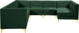 Alina Velvet Modular Sectional Sofa – Modern Deep Channel Tufting, Custom Configurations & Comfort