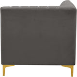 Alina Modular Corner Chair - Stylish Contemporary Design with Deep Channel Tufting for Comfort